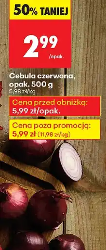 Biedronka Cebula czerwona oferta