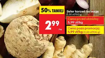 Biedronka Seler korzeń oferta