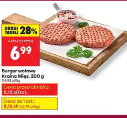 Biedronka Burger wołowy oferta