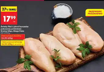 Swieży filet z piersi kurczaka