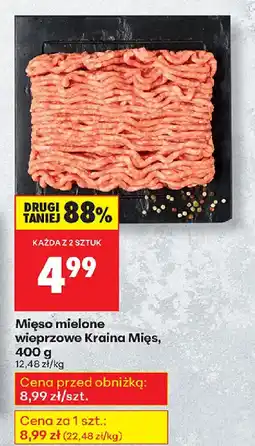 Biedronka Mięso mielone wieprzowe Kraina Mięs oferta