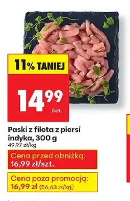 Biedronka Paski z fileta z piersi indyka oferta