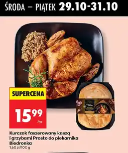 Biedronka Kurczak faszerowany kaszą i grzybami oferta