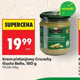 Biedronka Krem pistacjowy Crunchy Gusto Bello oferta