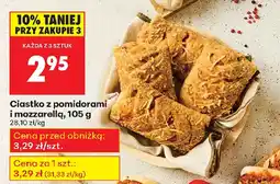 Biedronka Ciastko z pomidorami i mozzarellą oferta