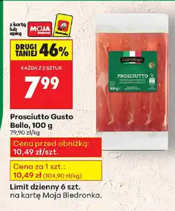 Biedronka Prosciutto Gusto Bello oferta