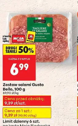 Biedronka Zestaw salami Gusto Bello oferta