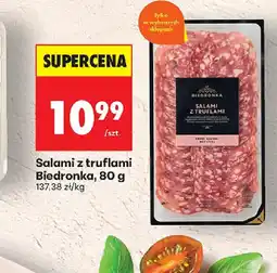 Biedronka Salami z truflami oferta