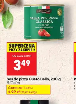 Biedronka Sos do pizzy Gusto Bello oferta
