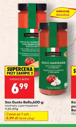 Biedronka Sos Gusto Bello oferta