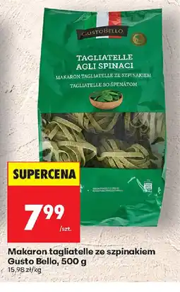 Biedronka Makaron tagliatelle ze szpinakiem oferta