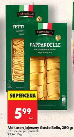 Biedronka Makaron jajeczny Gusto Bello oferta