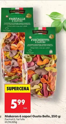Biedronka Makaron 6 sapori Gusto Bello oferta