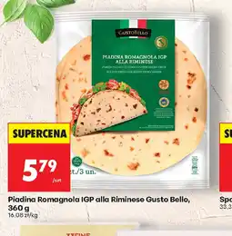 Biedronka Piadina Romagnola IGP alla Riminese Gusto Bello oferta