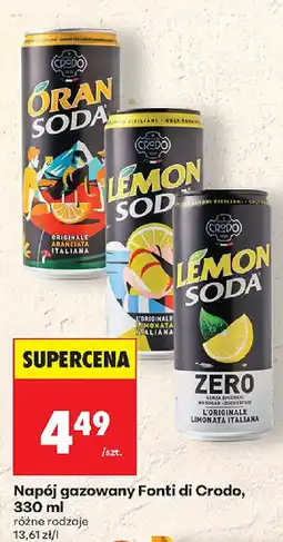 Biedronka Napój gazowany Fonti di Crodo oferta