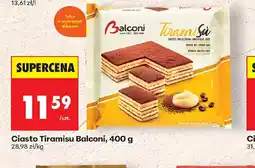 Biedronka Ciasto Tiramisu Balconi oferta