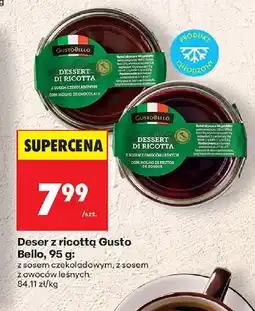 Biedronka Deser z ricottą Gusto Bello oferta