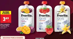 Biedronka Skyr w pouchu Fruvita oferta
