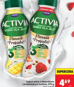 Biedronka Jogurt pitny Activia oferta