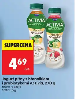 Biedronka Jogurt pitny z błonnikiem i probiotykami Activia oferta