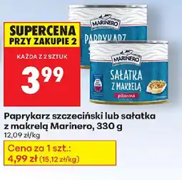 Biedronka Paprykarz szczeciński lub sałatka z makrelą Marinero oferta