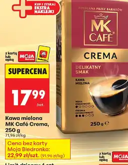 Biedronka Kawa mielona MK Café oferta