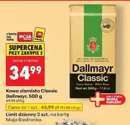 Biedronka Kawa ziarnista Dallmayr Classic oferta
