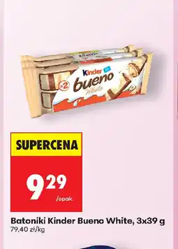 Biedronka Batoniki Kinder Bueno White oferta