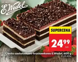 Biedronka Ciasto czekoladowo-truskawkowe E.Wedel oferta