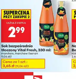 Biedronka Sok bezpośrednio tłoczony Vital Fresh oferta