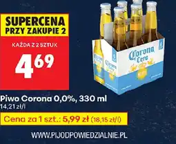 Biedronka Piwo Corona oferta