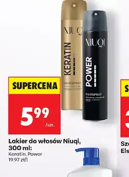 Biedronka Lakier do włosów Niuqi oferta