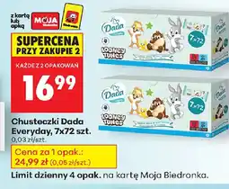 Biedronka Chusteczki Dada oferta