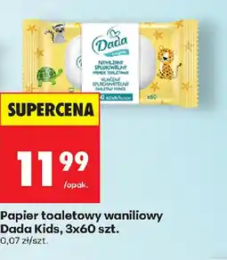 Biedronka Papier toaletowy waniliowy Dada Kids oferta