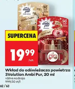Biedronka Wkład do odświeżacza powietrza 3Volution Ambi Pur oferta