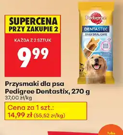 Biedronka Przysmaki dla psa Pedigree Dentastix oferta