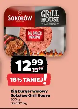 Netto Big burger wołowy sokołów grill house oferta
