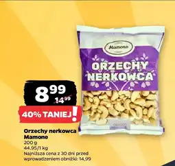 Netto Orzechy nerkowca Mamone oferta