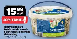Netto Filety śledziowe kołobrzeskie w oleju Fisher King oferta