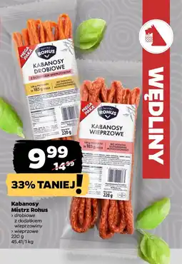 Netto Kabanosy Mistrz Rohus oferta