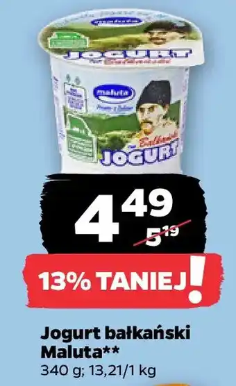 Netto Jogurt bałkański Maluta oferta