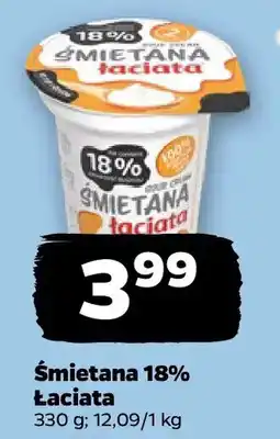 Netto Śmietana 18% Łaciata oferta