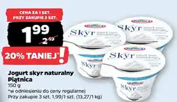 Netto Jogurt skyr naturalny Piątnica oferta