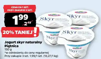 Netto Jogurt skyr naturalny Piątnica oferta