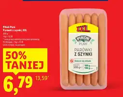 Lidl Parówki z szynki Pikok Pure XXL oferta