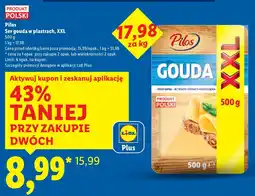 Lidl Ser Gouda Pilos w plastrach XXL oferta
