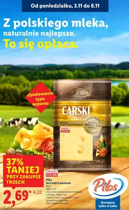 Lidl Ser Carski Pilos w plastrach oferta