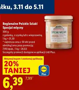 Lidl Specjał mięsny Regionalne Polskie Szlaki oferta