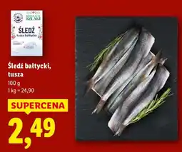 Lidl Śledź bałtycki tusza Lidl oferta