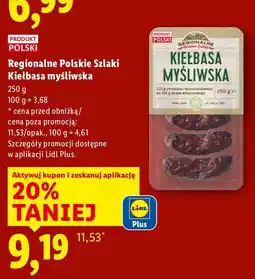 Lidl Kiełbasa myśliwska Regionalne Polskie Szlaki oferta